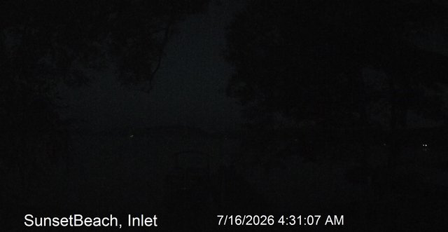 time-lapse frame, Sunset Beach webcam
