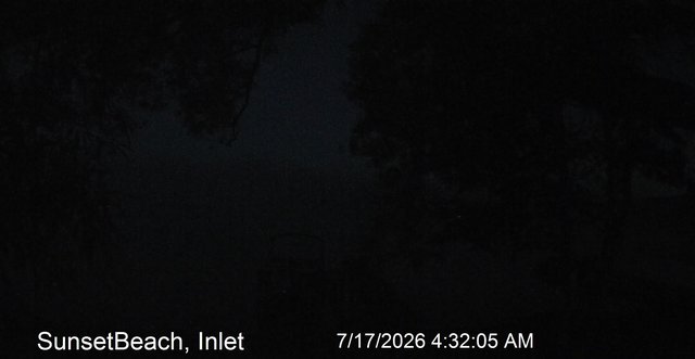 time-lapse frame, Sunset Beach webcam