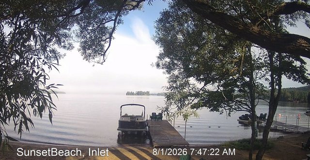 time-lapse frame, Sunset Beach webcam