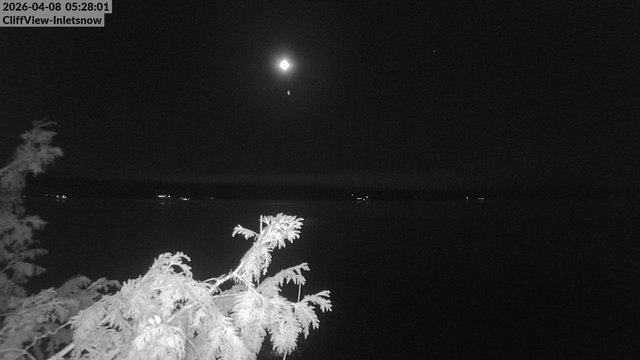 time-lapse frame, 4th Lake, Inlet, NY webcam
