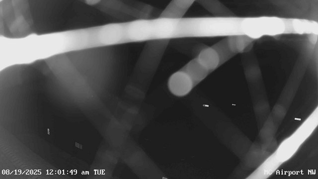 time-lapse frame, Mifflin County Airport (west) webcam