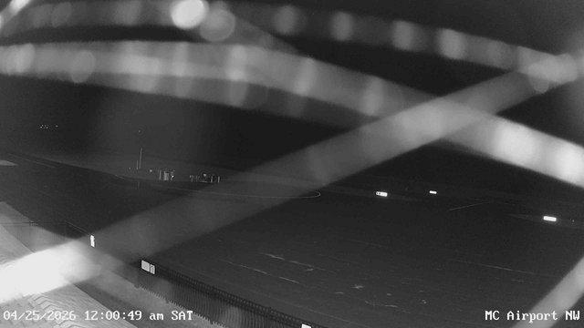 time-lapse frame, Mifflin County Airport (west) webcam