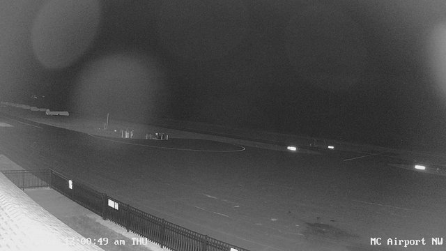 time-lapse frame, Mifflin County Airport (west) webcam