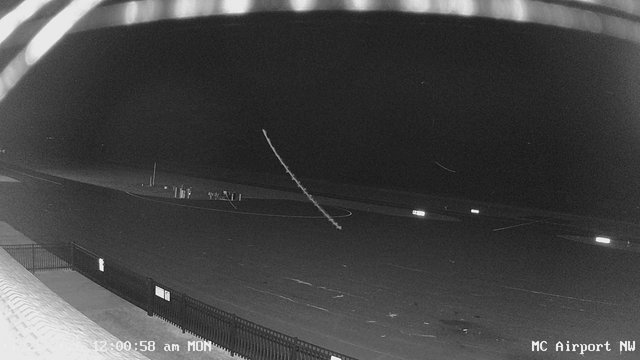 time-lapse frame, Mifflin County Airport (west) webcam
