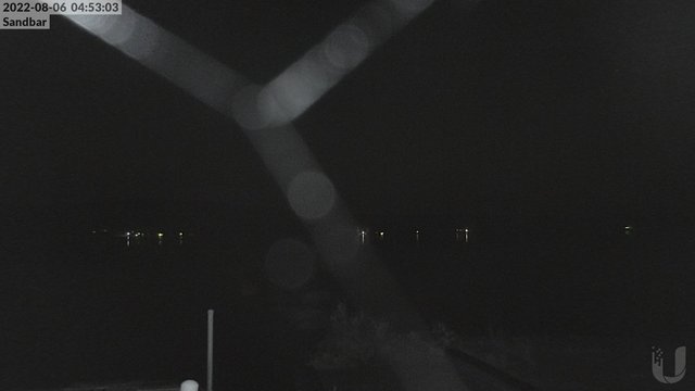 time-lapse frame, 4th Lake Sandbar webcam