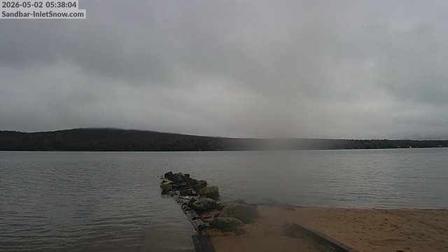time-lapse frame, 4th Lake Sandbar webcam