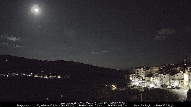 time-lapse frame, Meteogredos webcam