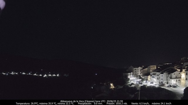 time-lapse frame, Meteogredos webcam