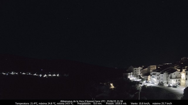 time-lapse frame, Meteogredos webcam