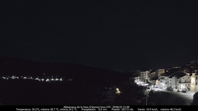 time-lapse frame, Meteogredos webcam