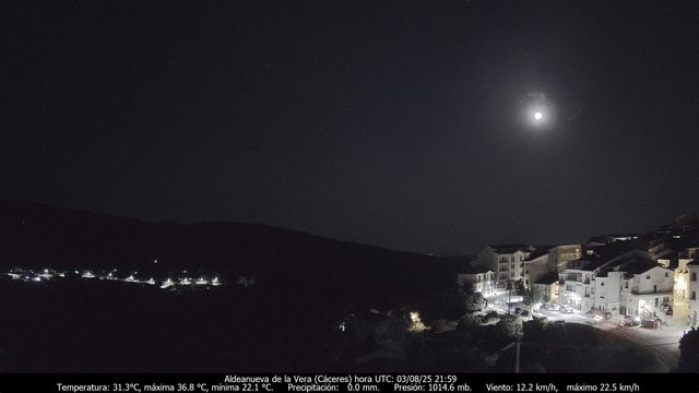time-lapse frame, MeteoGredos webcam