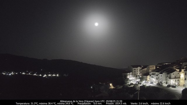 time-lapse frame, MeteoGredos webcam