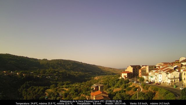 time-lapse frame, MeteoGredos webcam