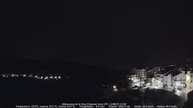 time-lapse frame, MeteoGredos webcam