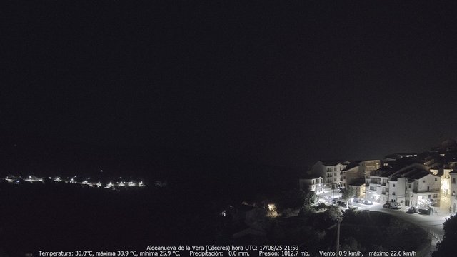 time-lapse frame, MeteoGredos webcam