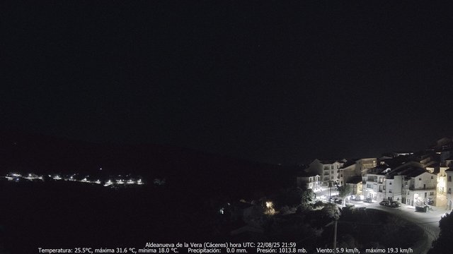 time-lapse frame, MeteoGredos webcam