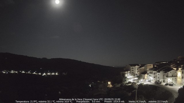 time-lapse frame, MeteoGredos webcam