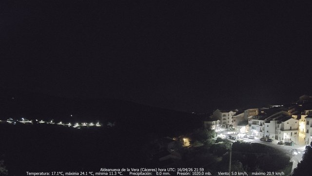 time-lapse frame, MeteoGredos webcam