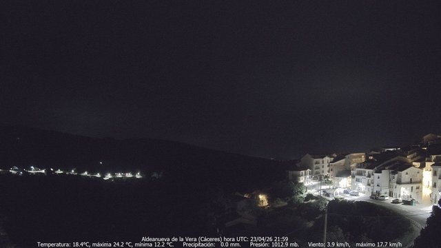 time-lapse frame, MeteoGredos webcam
