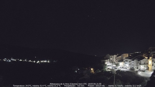 time-lapse frame, MeteoGredos webcam