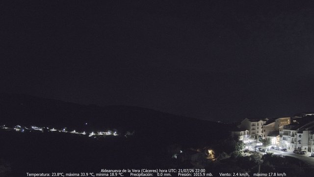 time-lapse frame, MeteoGredos webcam