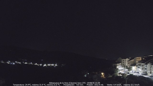 time-lapse frame, MeteoGredos webcam
