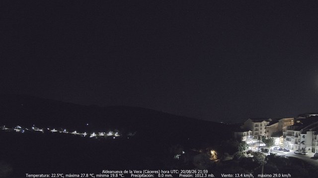 time-lapse frame, MeteoGredos webcam