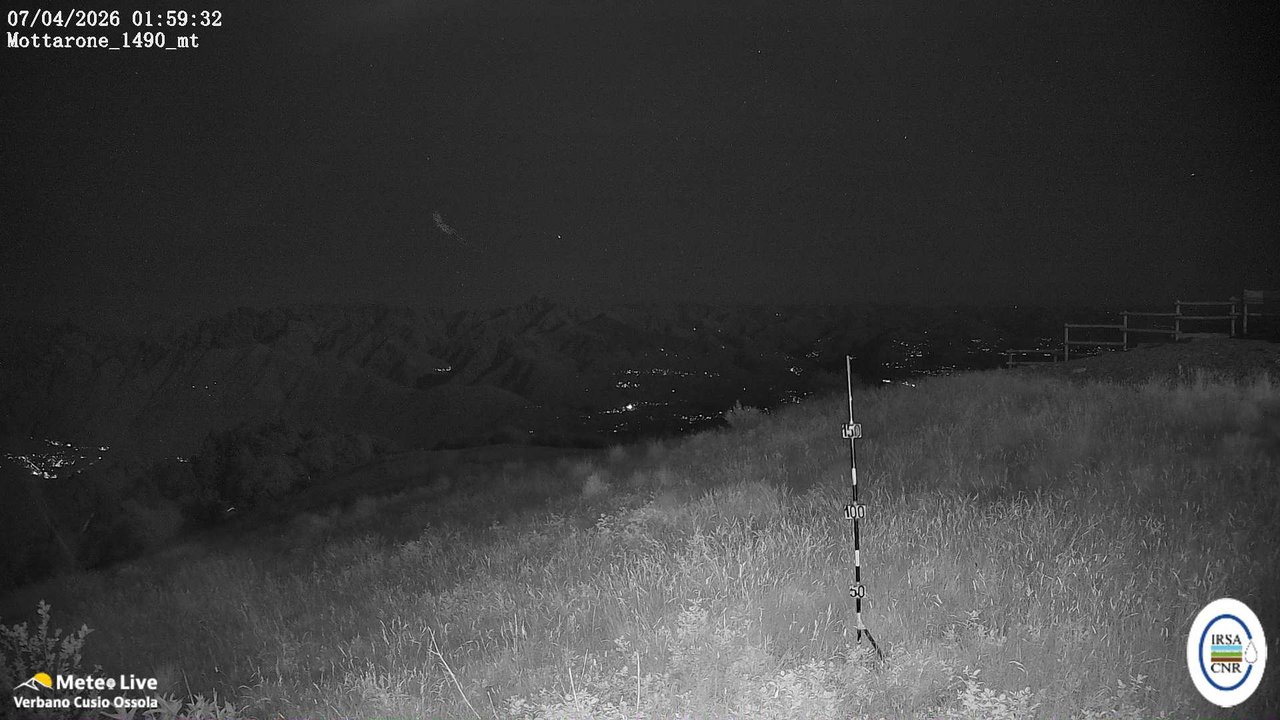 time-lapse frame, Mottarone est webcam