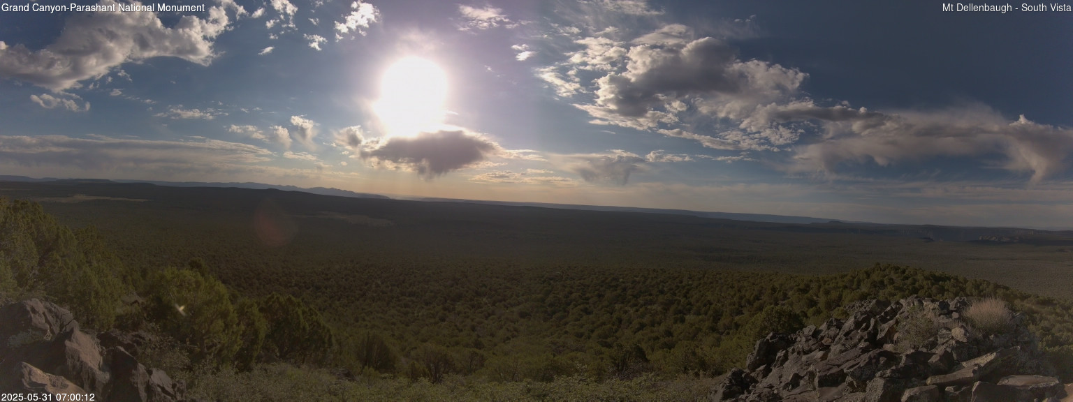 time-lapse frame, Mt Dellenbaugh - Southeast Vista webcam
