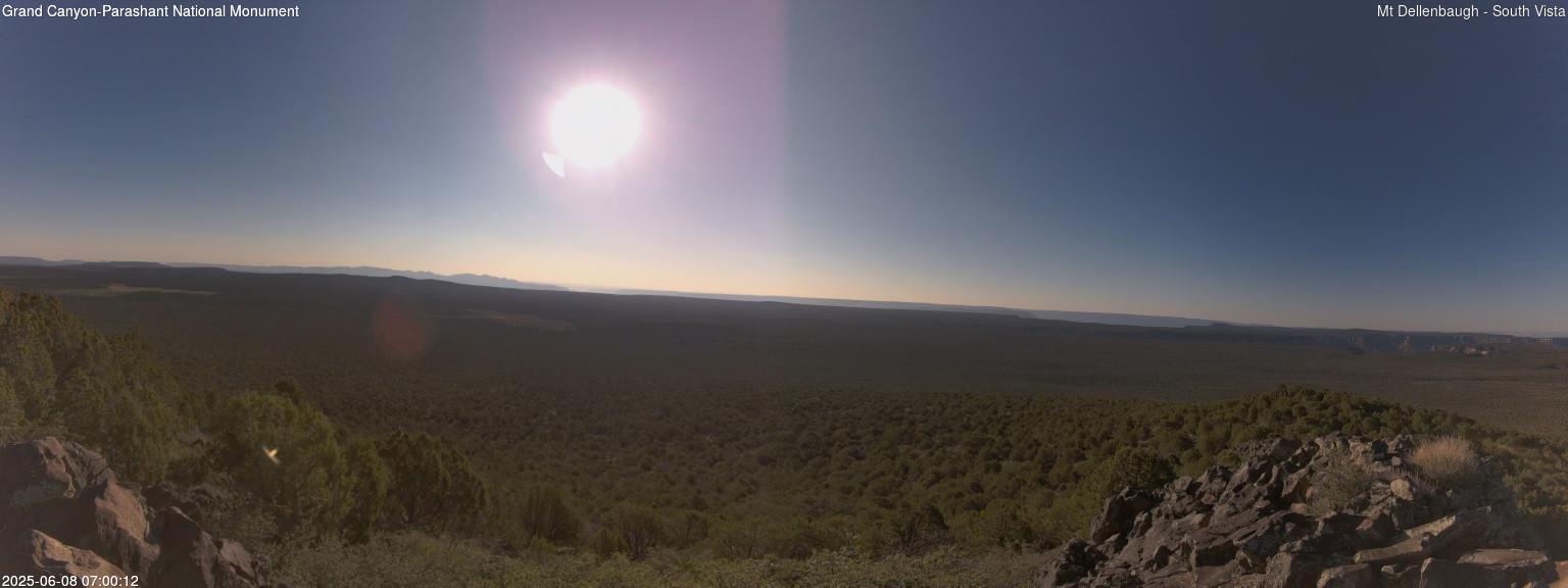 time-lapse frame, Mt Dellenbaugh - Southeast Vista webcam