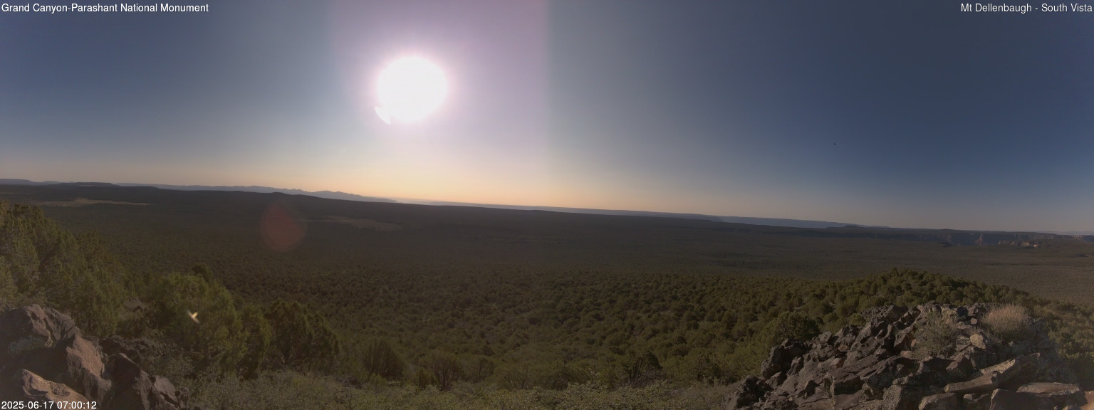 time-lapse frame, Mt Dellenbaugh - Southeast Vista webcam