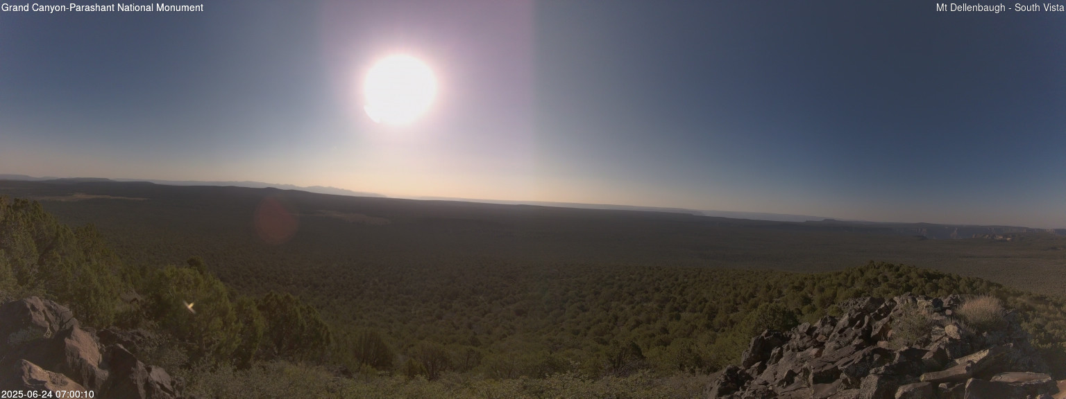 time-lapse frame, Mt Dellenbaugh - Southeast Vista webcam