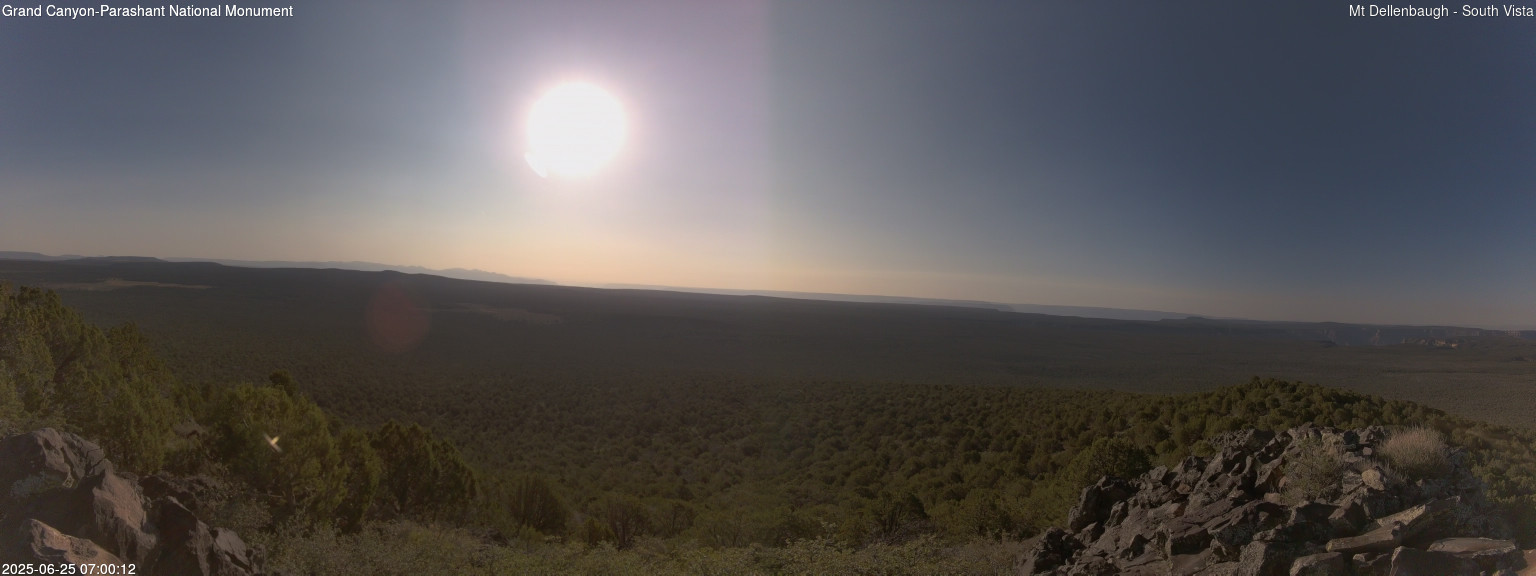 time-lapse frame, Mt Dellenbaugh - Southeast Vista webcam