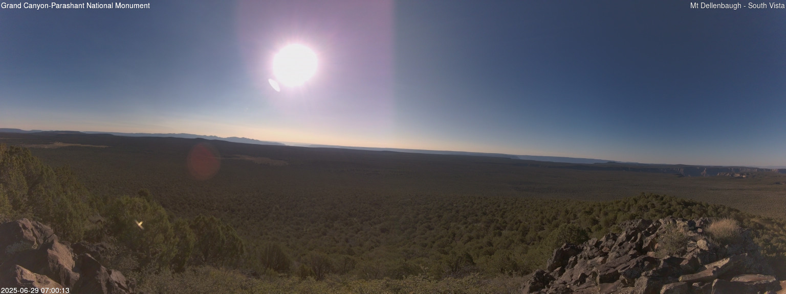 time-lapse frame, Mt Dellenbaugh - Southeast Vista webcam