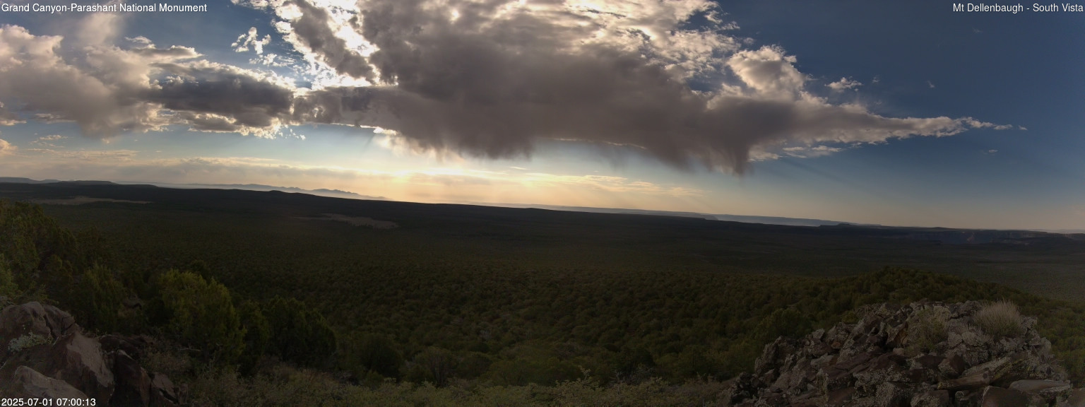 time-lapse frame, Mt Dellenbaugh - Southeast Vista webcam