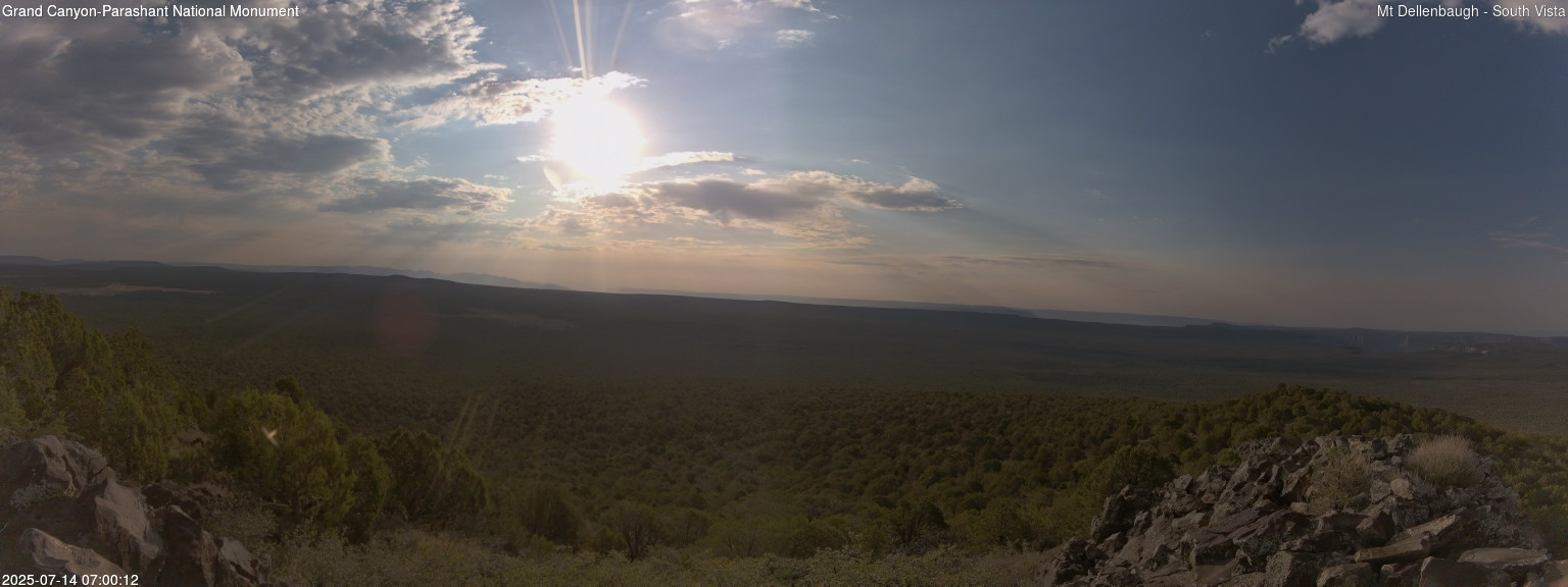 time-lapse frame, Mt Dellenbaugh - Southeast Vista webcam