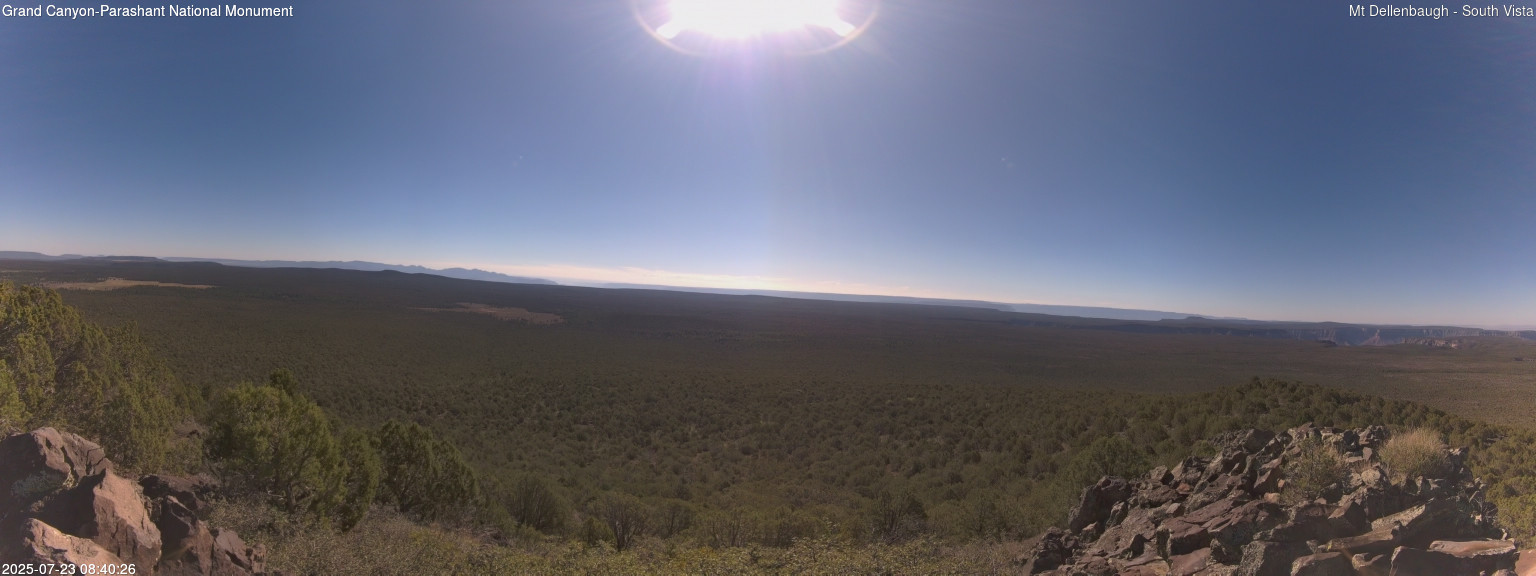time-lapse frame, Mt Dellenbaugh - Southeast Vista webcam
