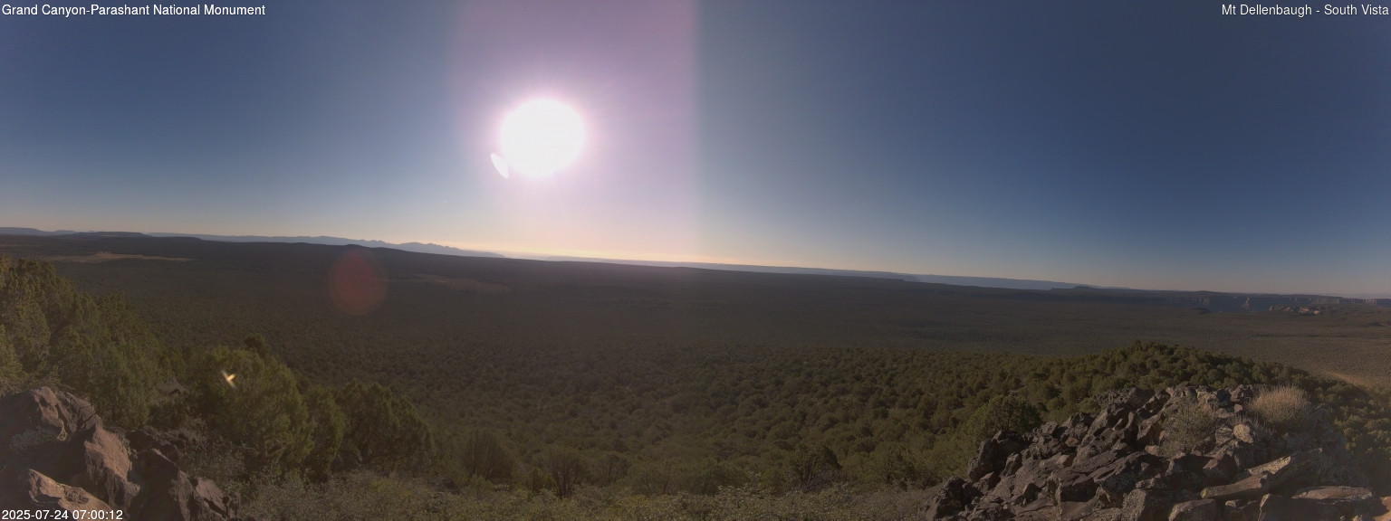 time-lapse frame, Mt Dellenbaugh - Southeast Vista webcam
