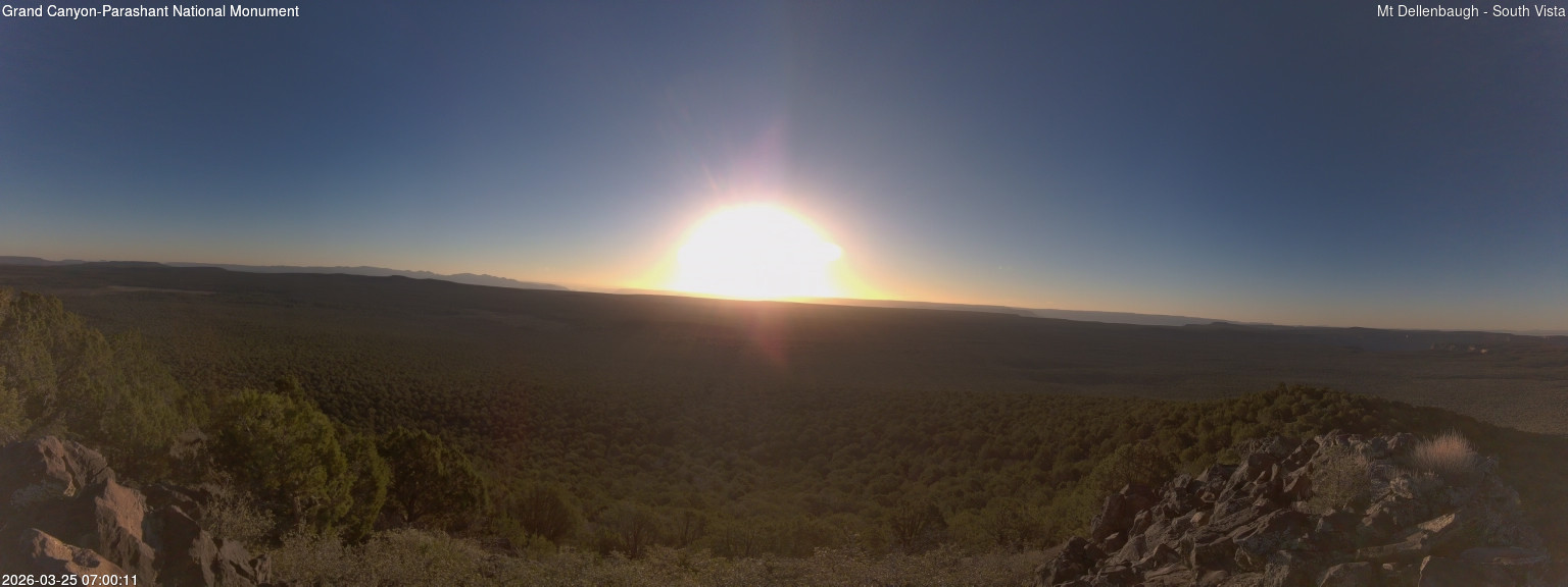 time-lapse frame, Mt Dellenbaugh - Southeast Vista webcam