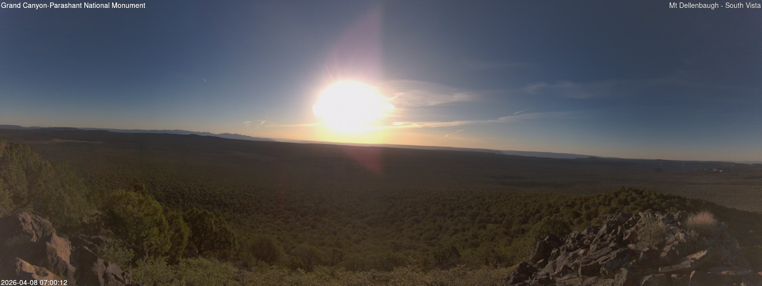 time-lapse frame, Mt Dellenbaugh - Southeast Vista webcam
