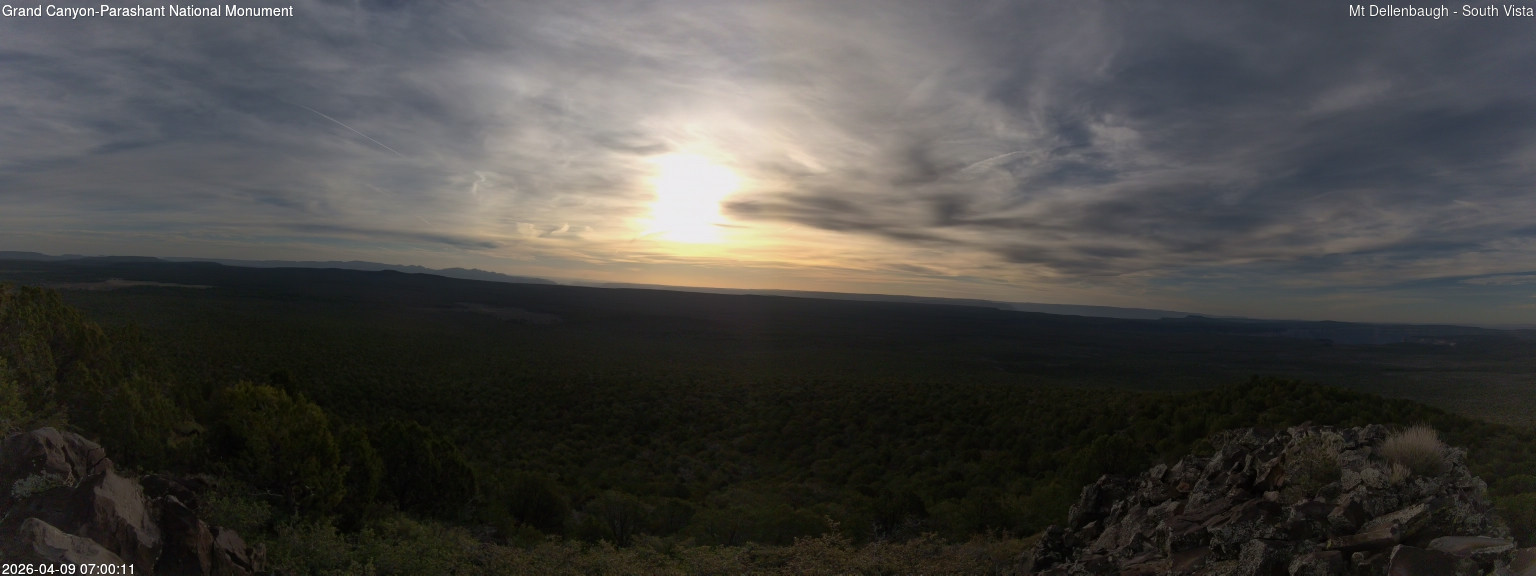 time-lapse frame, Mt Dellenbaugh - Southeast Vista webcam