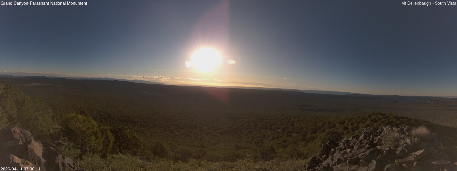 time-lapse frame, Mt Dellenbaugh - Southeast Vista webcam
