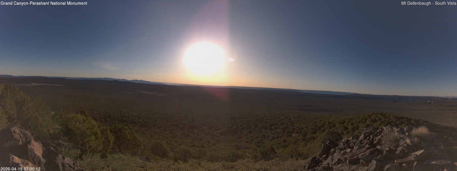 time-lapse frame, Mt Dellenbaugh - Southeast Vista webcam