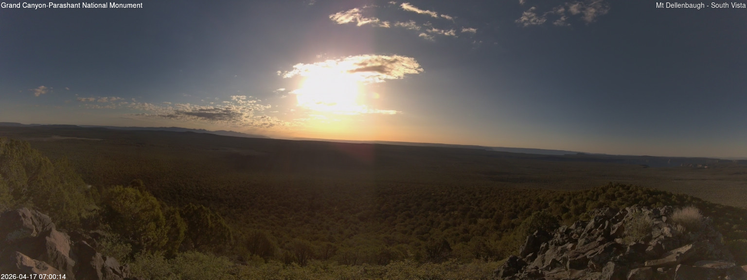 time-lapse frame, Mt Dellenbaugh - Southeast Vista webcam