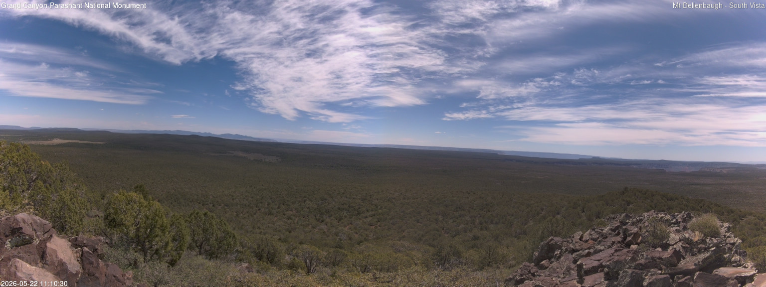 time-lapse frame, Mt Dellenbaugh - Southeast Vista webcam