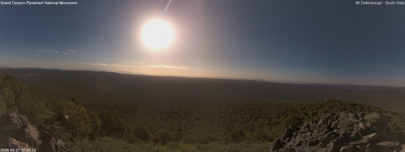 time-lapse frame, Mt Dellenbaugh - Southeast Vista webcam