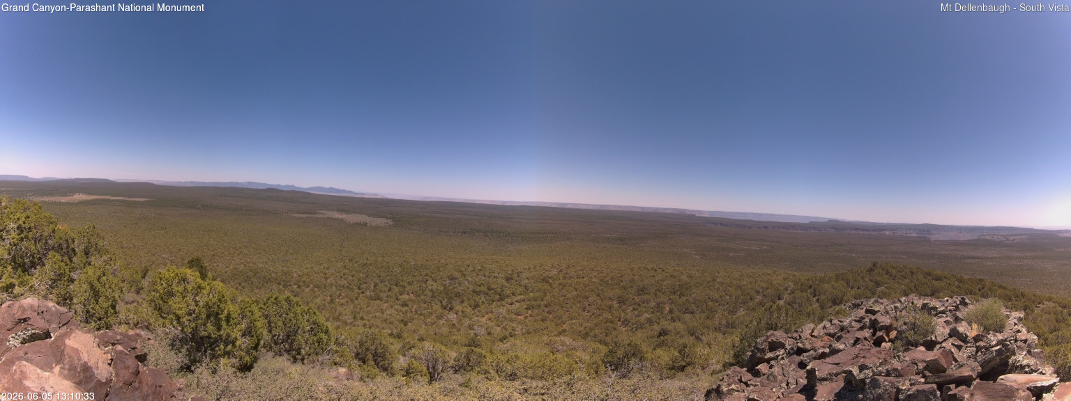time-lapse frame, Mt Dellenbaugh - Southeast Vista webcam