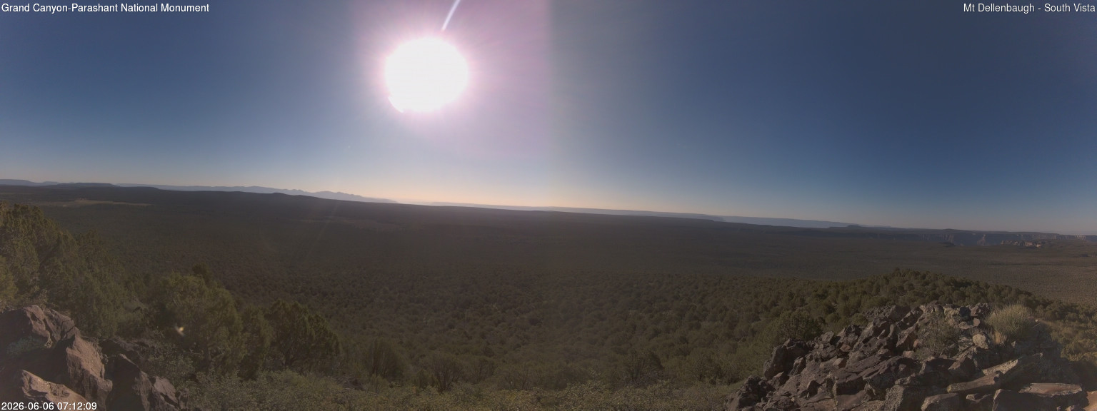 time-lapse frame, Mt Dellenbaugh - Southeast Vista webcam