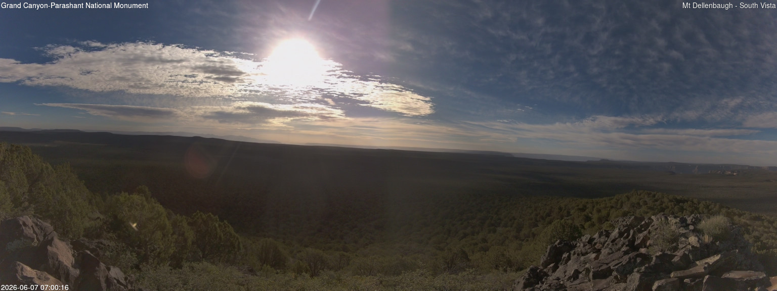 time-lapse frame, Mt Dellenbaugh - Southeast Vista webcam