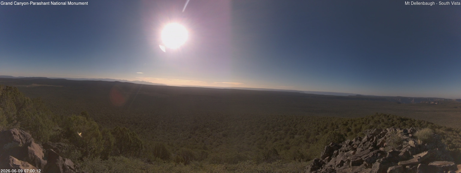 time-lapse frame, Mt Dellenbaugh - Southeast Vista webcam